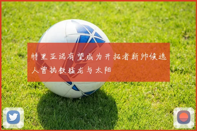 特里亚诺有望成为开拓者新帅候选人曾执教猛龙与太阳